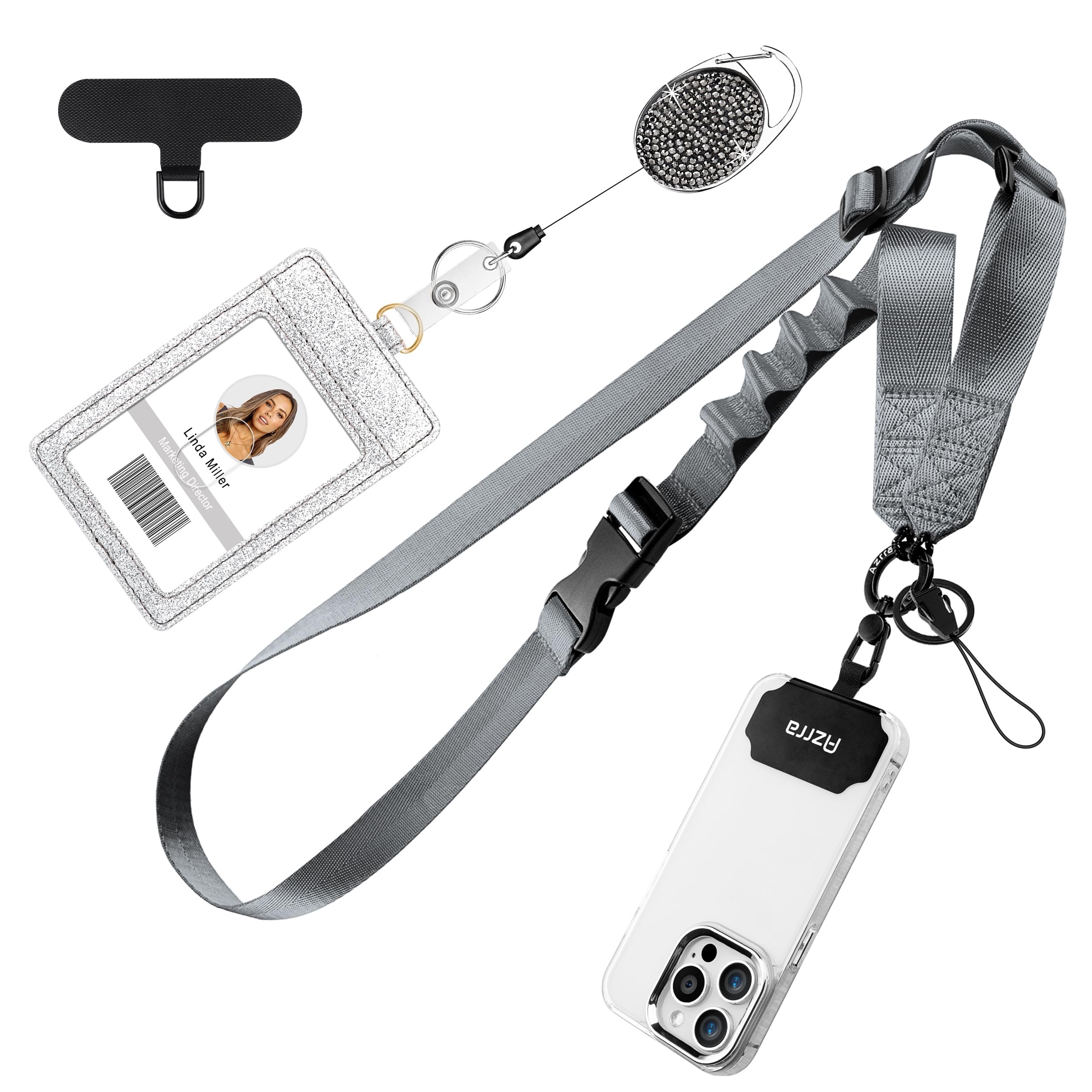 PERAYA Phone Holder&SOTUS ピンバッジ Amazon.com: Turkalla 2Pcs Pearl Phone Crossbody Lanyard and