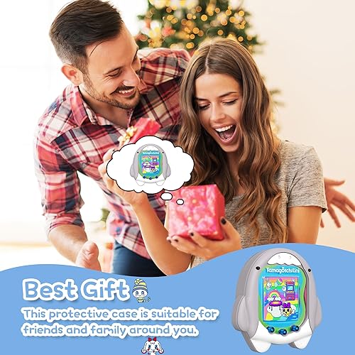 Miniatura 7 de Bonita funda compatible con Tamagotchi Uni, lindo diseño de tiburón 3D funda protectora de silicona para Tamagotchi Uni Virtual Pet Machine con