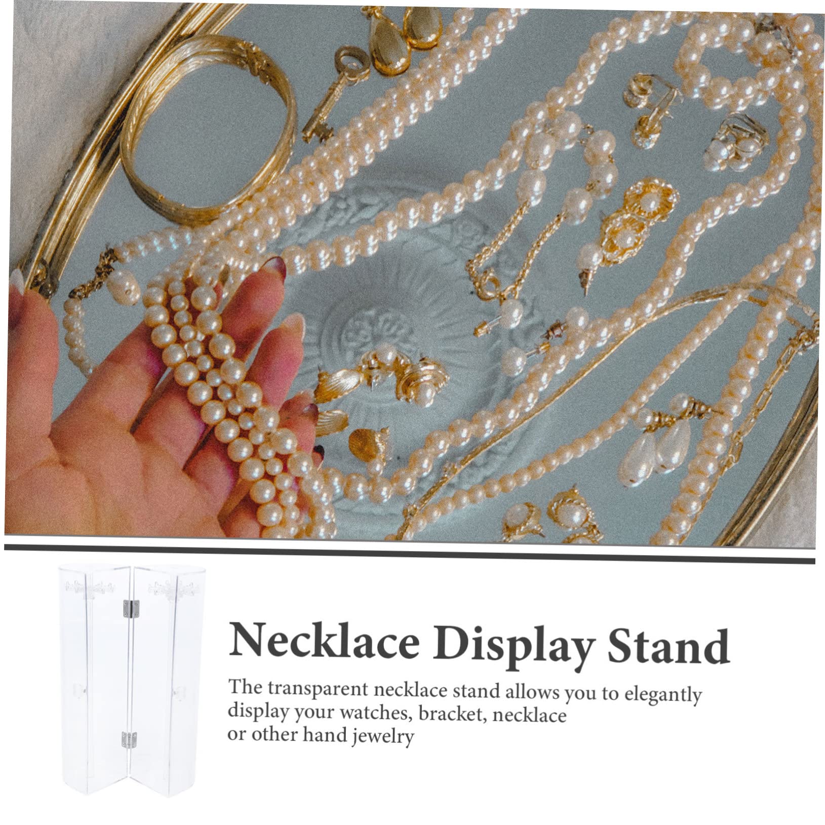LABRIMP Hängender Schmuckhalter Drehbarem Haken Schmuckorganizer für Armbänder und Weitere Accessoires für Schlafzimmer und Geschäfte