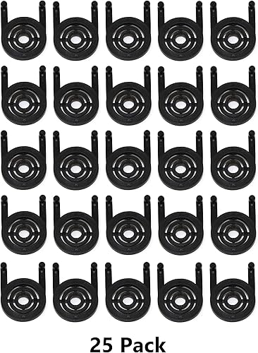 Vista 27 de JSP Manufacturing Soporte de plástico multiusos para herramientas, ganchos de pared para tablero de clavijas, color blanco, resistente, plástico