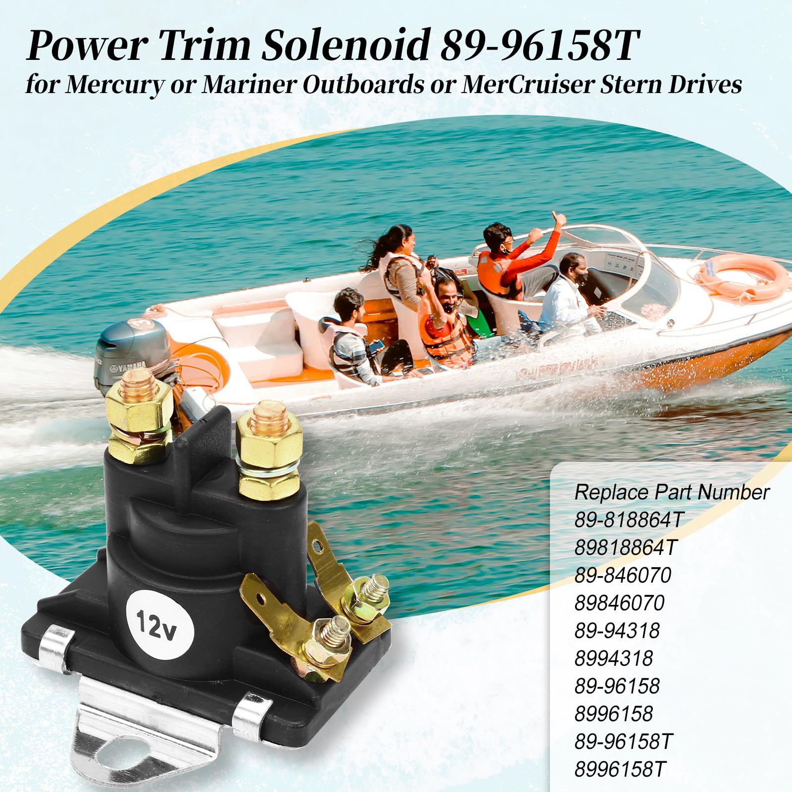Marine Starter Relais Solenoid - Für Mercury Mercruiser Bootsmotor