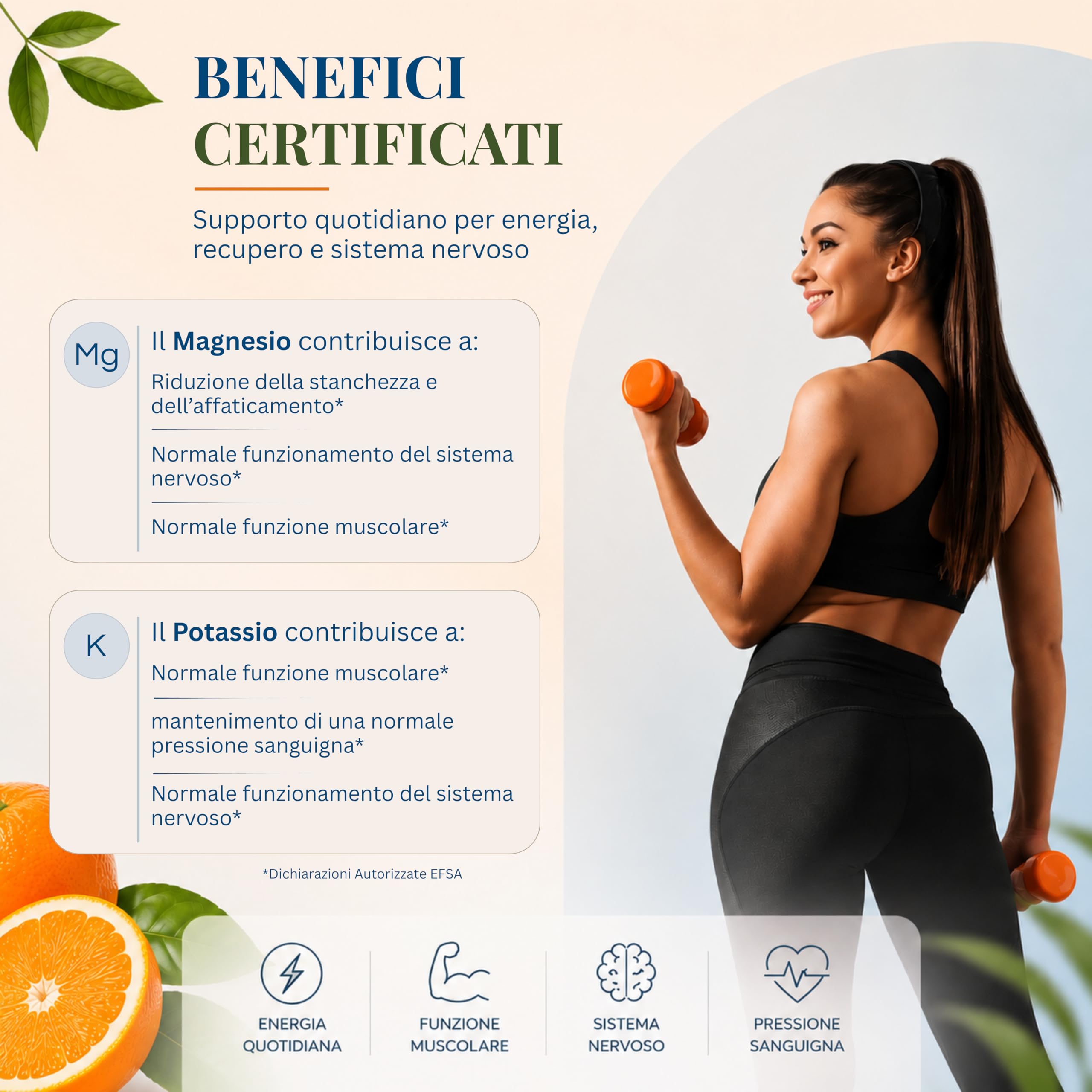 Magnesio e Potassio avissure MagSSure, Integratore Magnesio Complesso con 3 Sali Magnesio, Potassio Citrato e Carbonato 3:2, con Ribolife, Funzione Muscolare e Nervosa, Senza Lattosio, Glutine e OGM