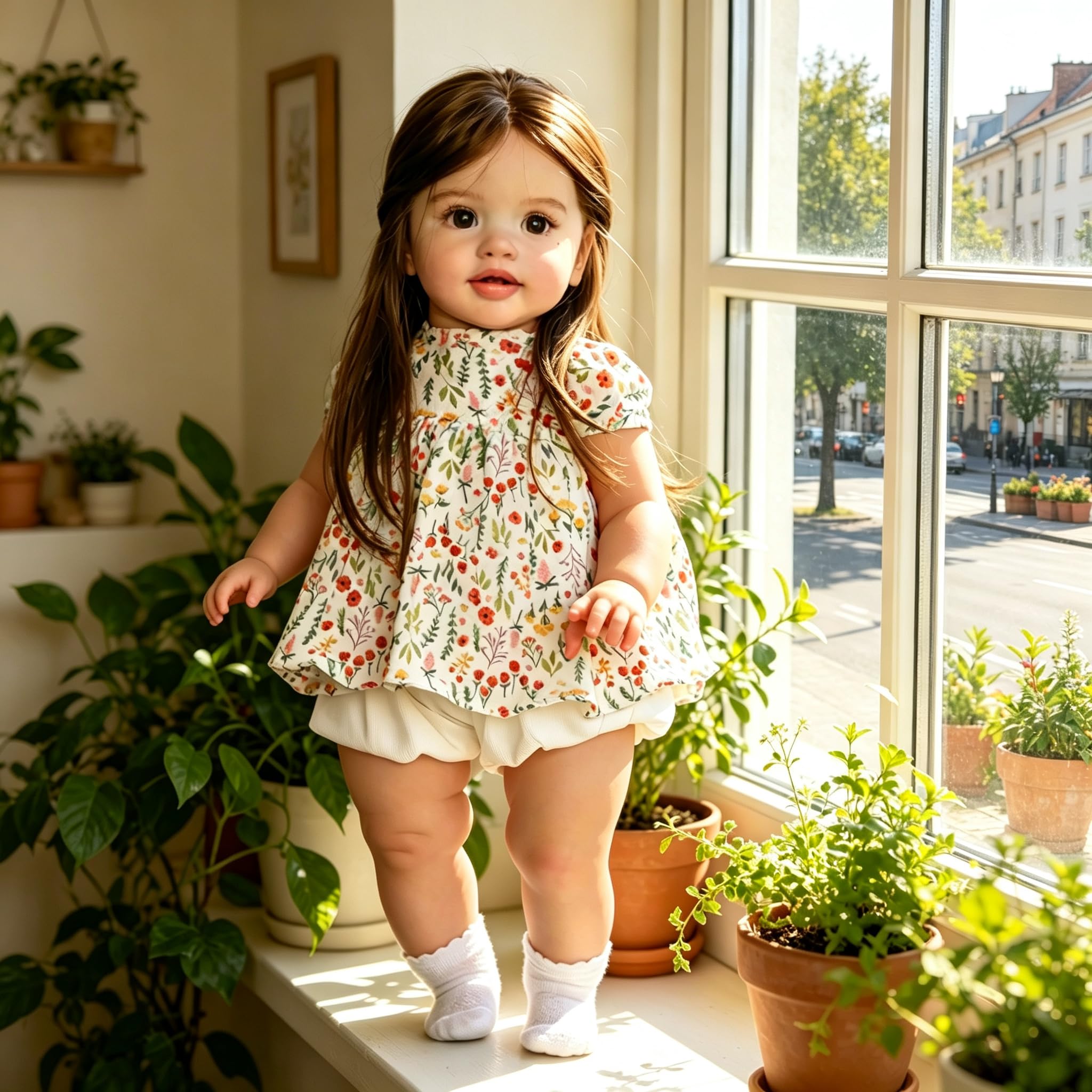 Lebhafte Wiedergeborene Kleinkind Puppen Mädchen Pippa 66cm,Große Größe Wiedergeborene Baby Puppe Tuch Körper,Realistische Offene Augen Neugeborene Babypuppen Mit Zubehör