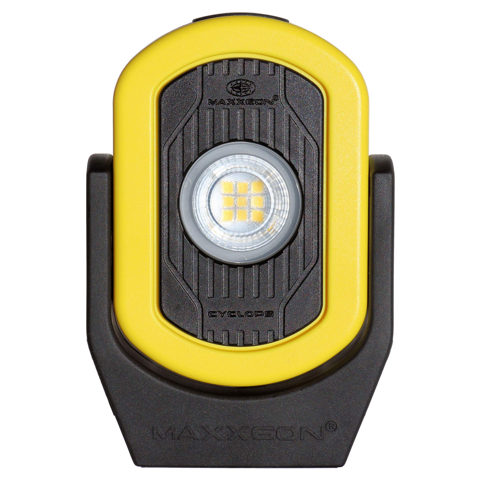 MAXXEONMXN00812, HiVis Yellow, Workstar Cyclops USB-C Rechargeable LED Worklight