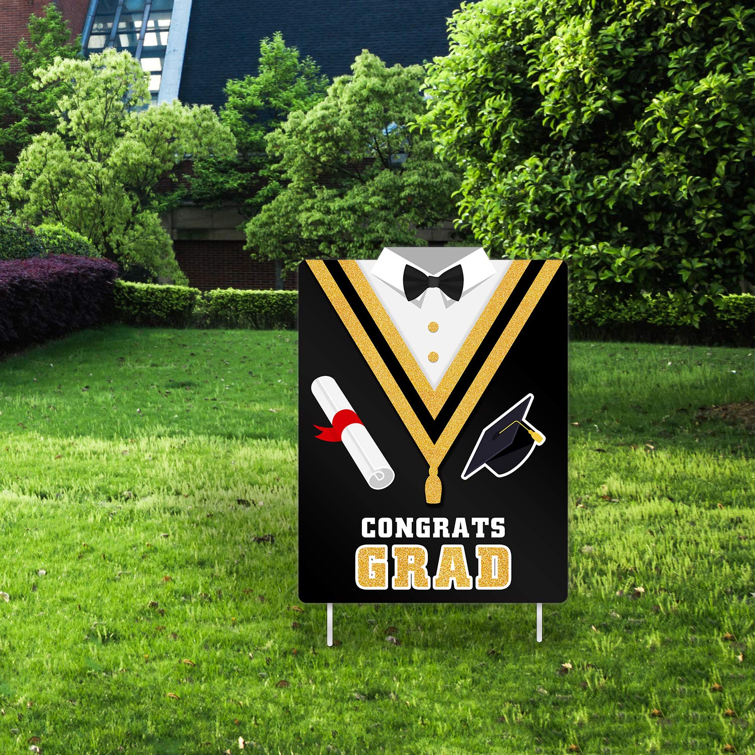 Buy Yangmics Direct Graduation Yard Sign 2022 Graduation Gown Cap