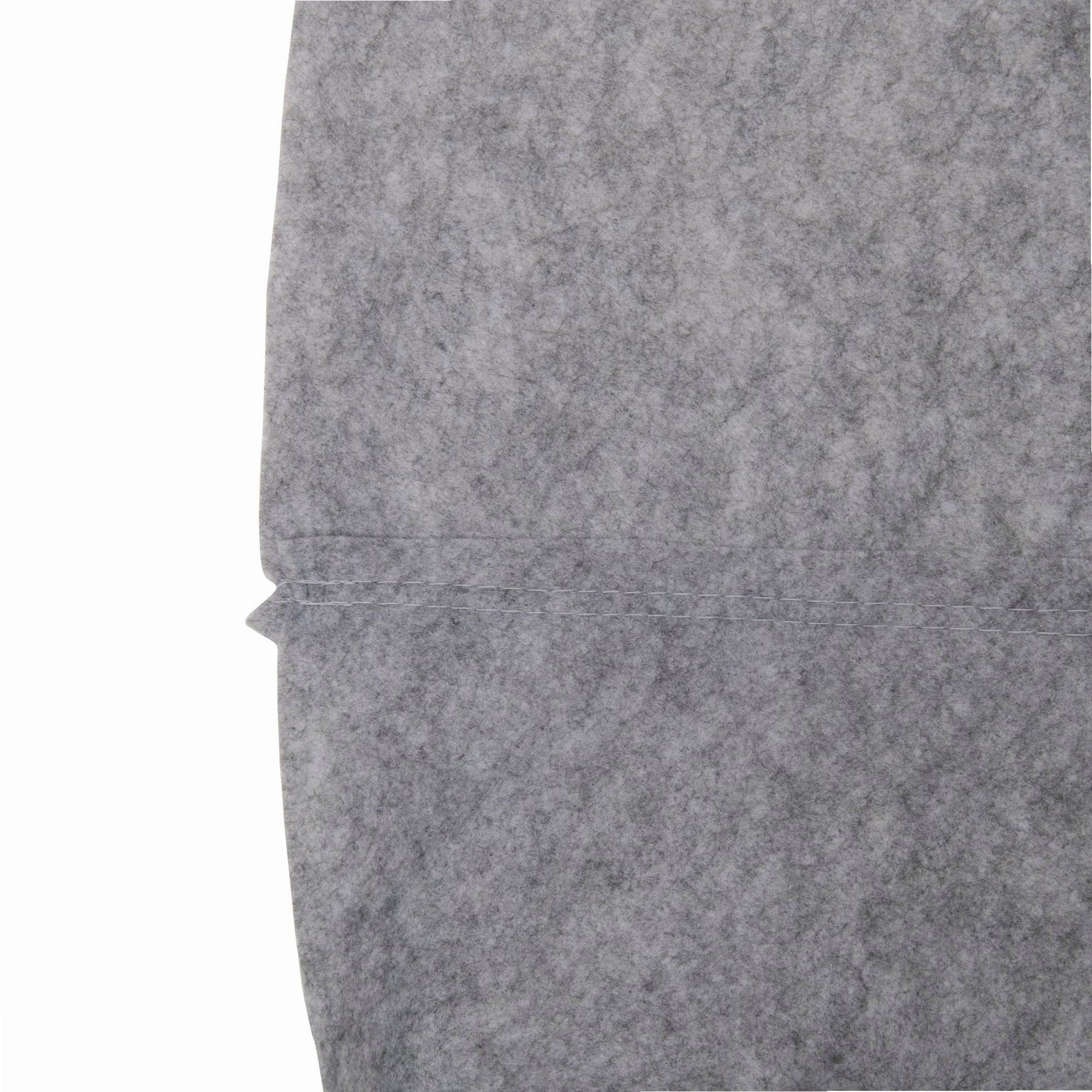 WERKA PRO Mata podłogowa do basenu zewnętrznego 110 g/m² - ochrona ogrodu i tarasu - chroni linijkę - 580 x 580 cm - idealna do zabezpieczania basenu okrągłego i kwadratowego - szara