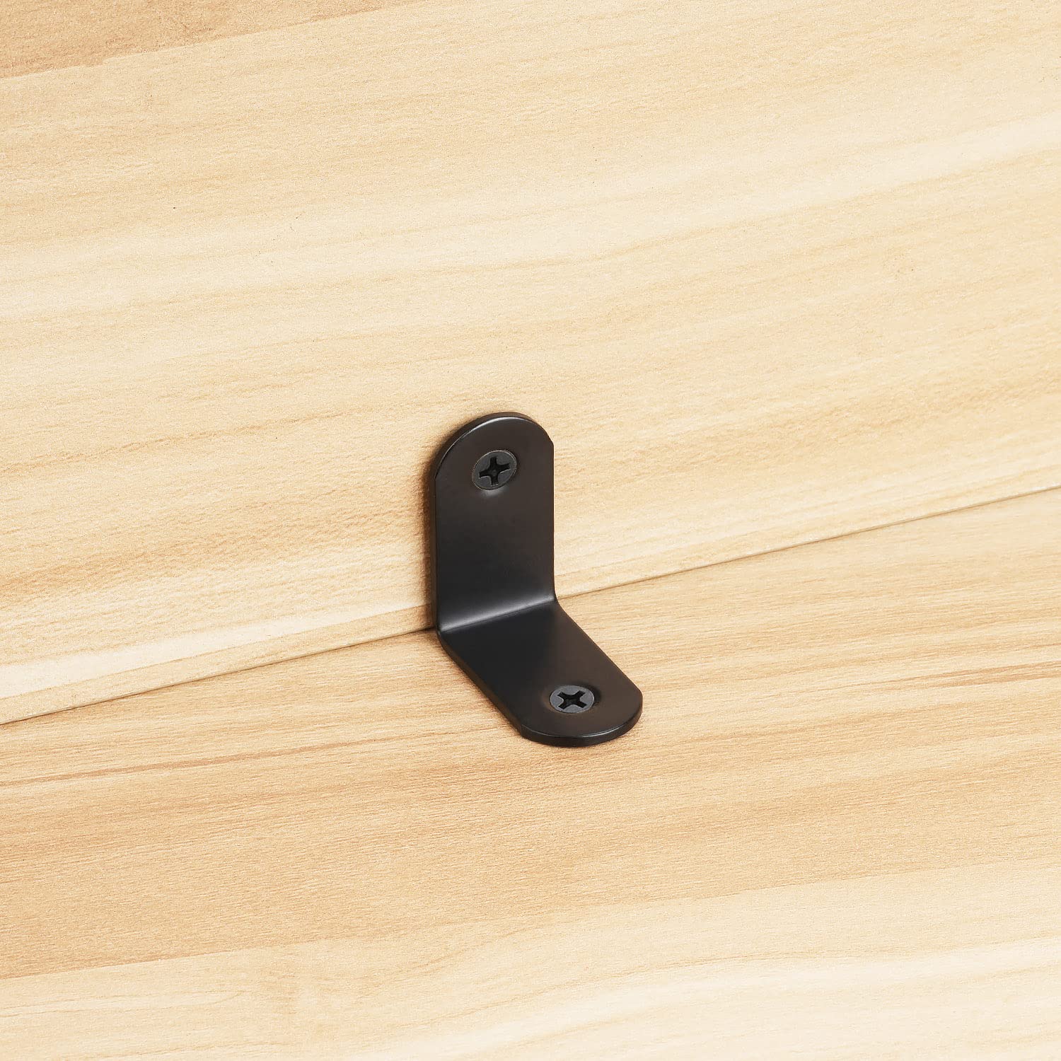 10 pezzi Supporti Angolo Staffe Angolari Inox Con 40 Viti per Ripiani, 90 Gradi Squadrette Angolari 30 x 30 x 2mm per Mobili Facilmente Danneggiati come Tavoli, Sedie, Letti, ecc (nero)