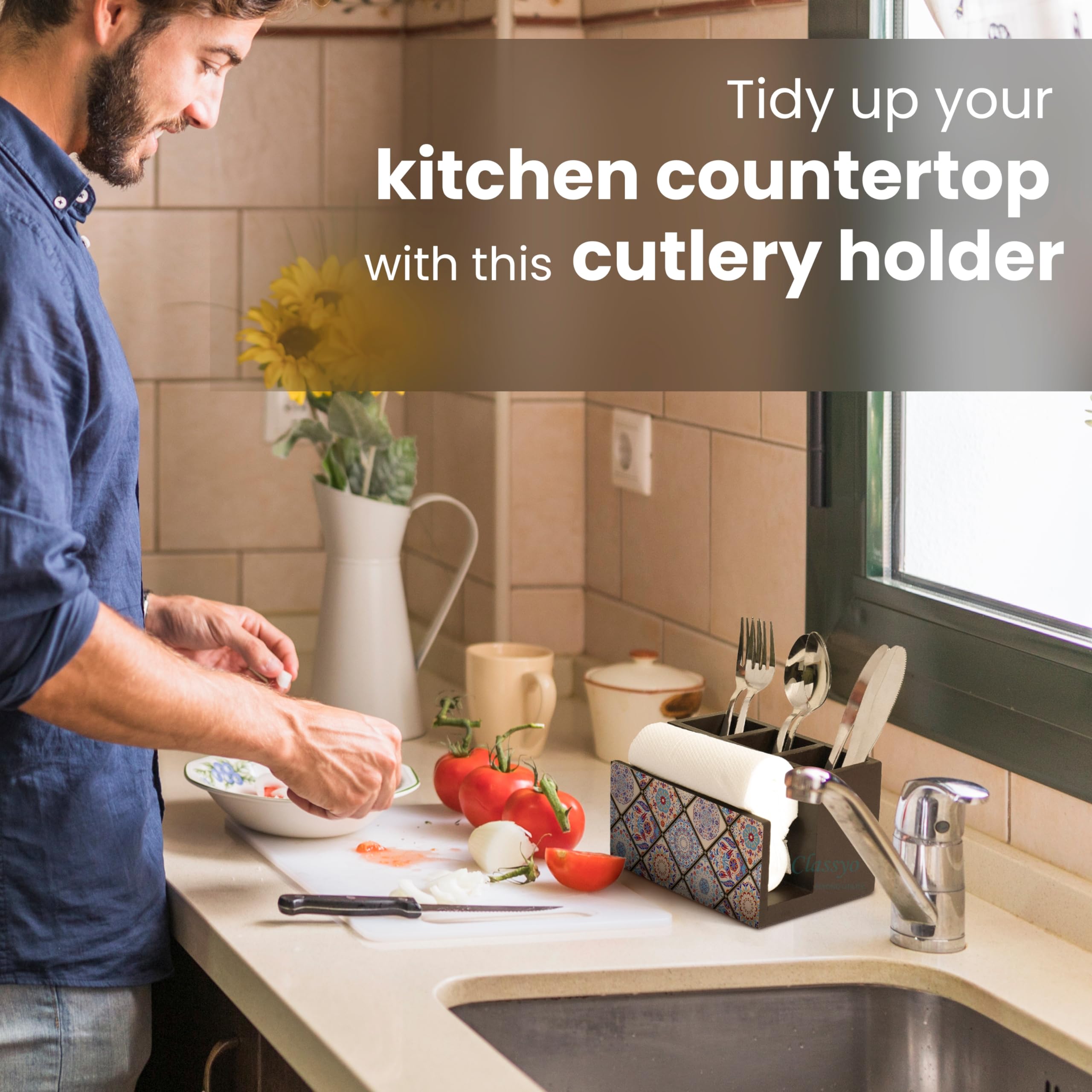 Classyo Spoon Stand - Kitchen & Dining Organizer -2