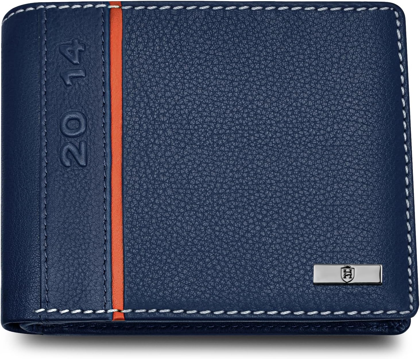 Miller Wallet for Men | Stylist Mens Wallet with RFID Blocking | Wallet Men Genuine Leather Navy | Gift for Men