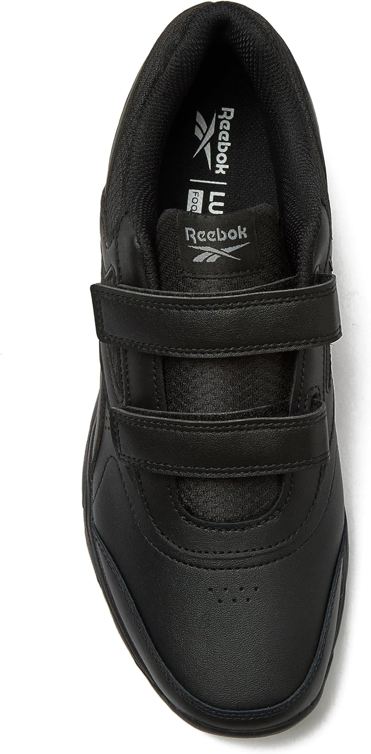 Reebok Work N Cushion 4.0 KC Black Non Slip Work Men Shoes, Hook and Loop Mens Walking Shoes