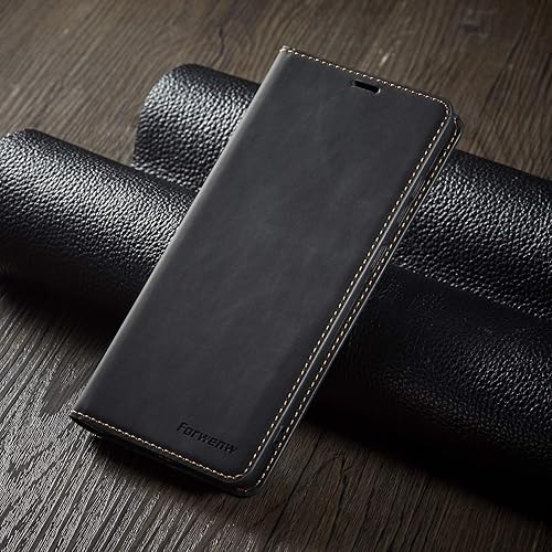 Miniatura 5 de EYZUTAK Premium PU Cuero Flip Folio Caso Para Samsung Galaxy A21S, Funda Protectora Con Ranura Para Tarjeta Kickstand Cierre Magnético A Prueba De