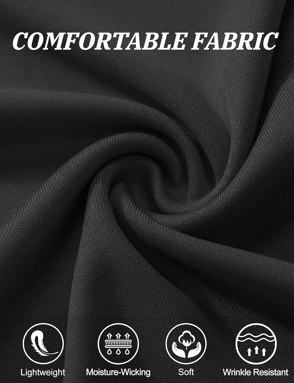 KINSWT Men's Swim Shirt Short Sleeve UPF 50+ Sun Protection UV SPF Rash Guard Moisture Wicking Quick Dry Shirts - Image 7