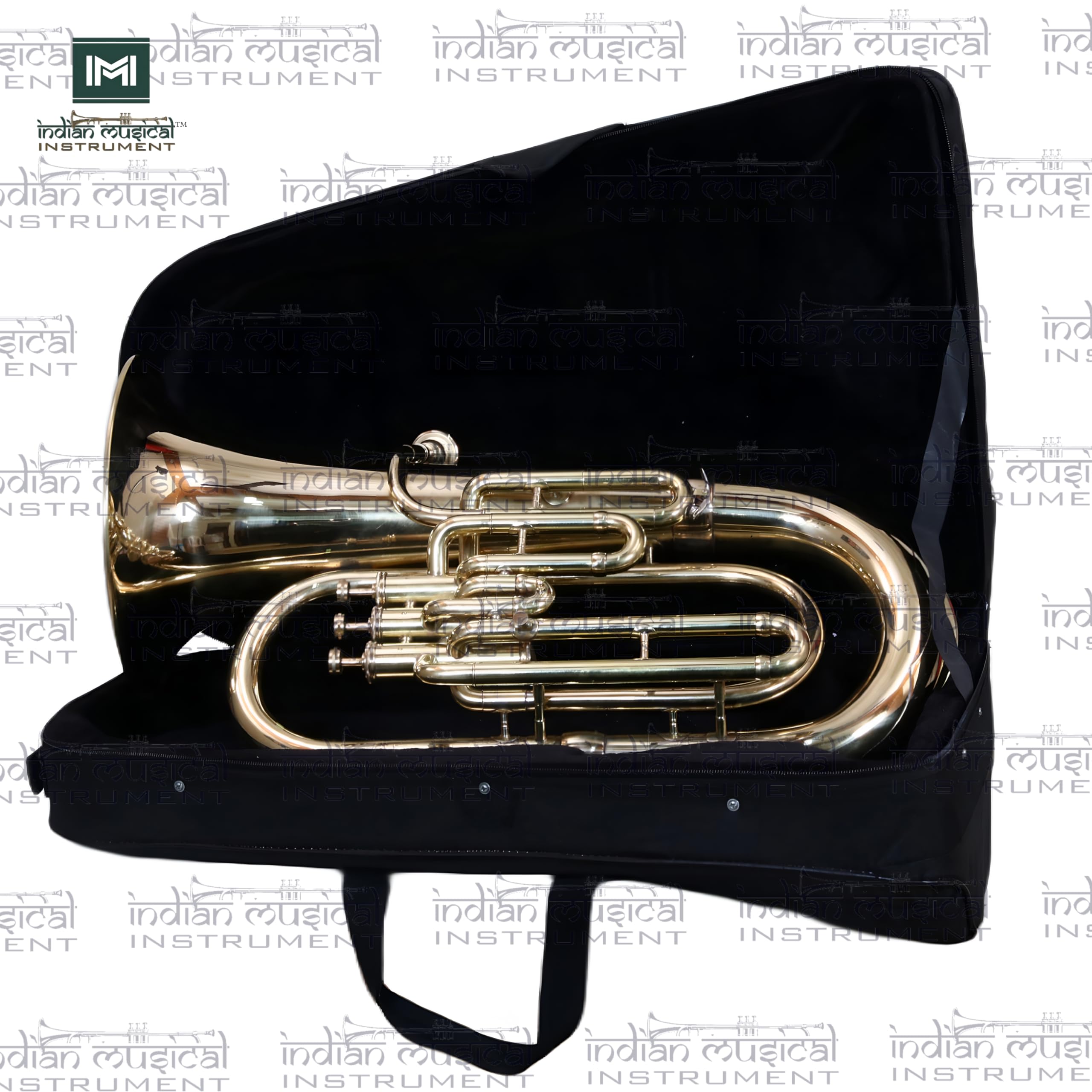 Euphonium Instrument en laiton à 3 valves avec tonalité chaude, valves lisses, pour musiciens et étudiants