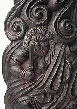 Amazon.co.jp: 木喰仏「不動明王像」 （木製：桧）仏師－藤田燿