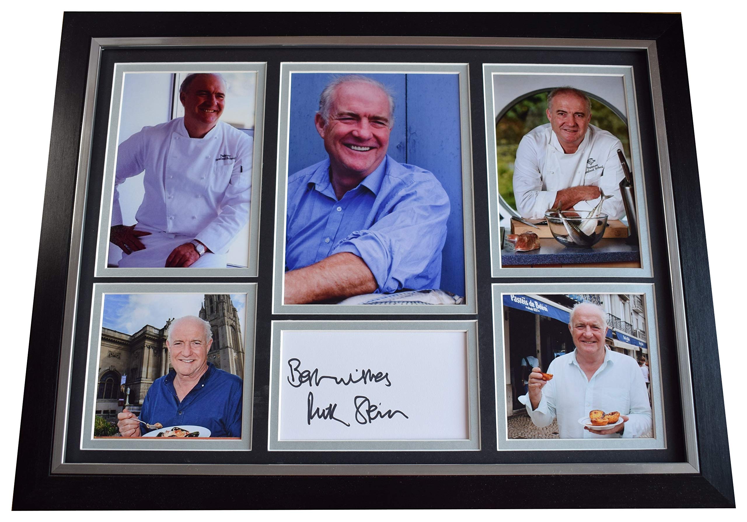 Sportagraphs LTDRick Stein Signed Autograph 16x12 framed photo display Seafood Chef TV AFTAL COA
