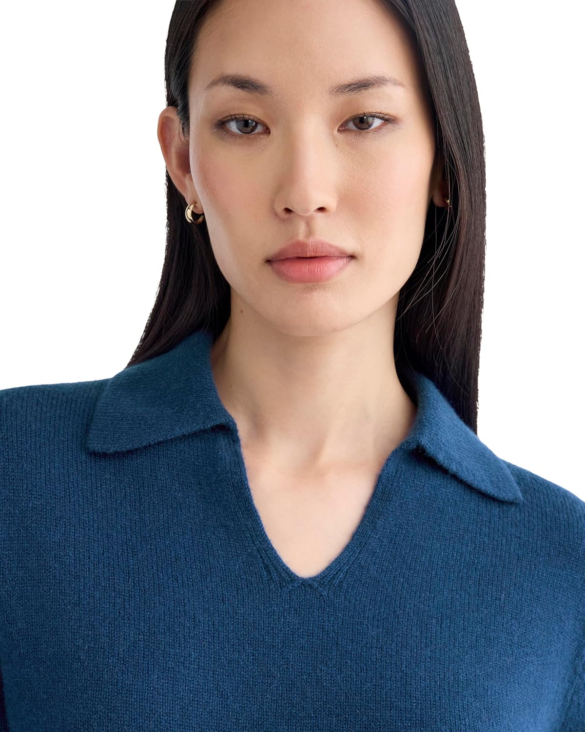 Everlane Womens Cashmere Polo Sweater - Image 5