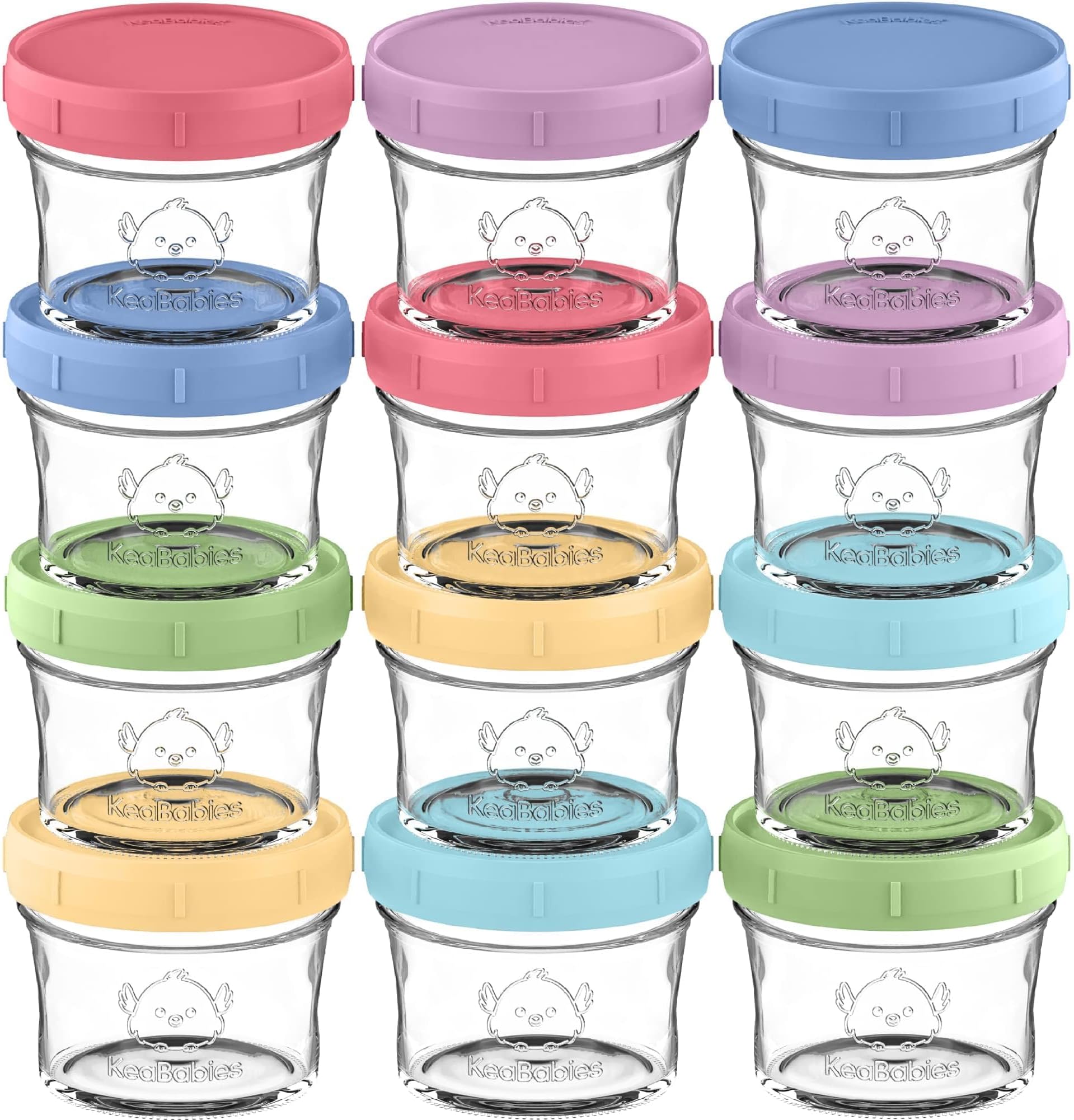 Babymoov Leak Proof Storage Bowls of 6x180 ml BPA Free Containers