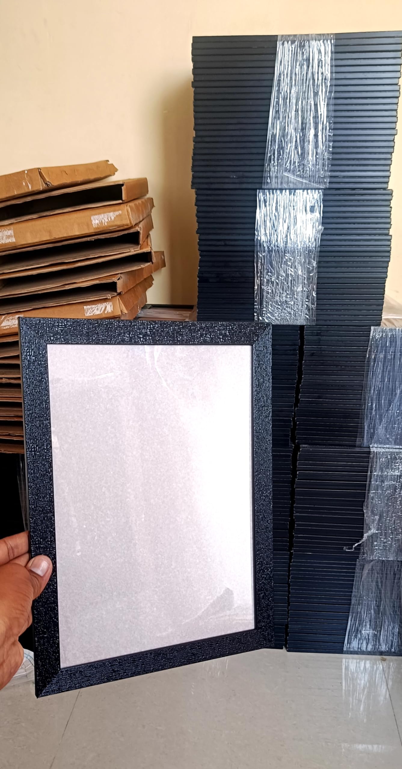 Certificate Frame, Black, Synthetic Wood, Acrylic Sheet, Pack of 6 4