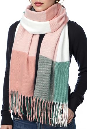 fauson Winter Scarf for Women, Winter Warm Womens Scarves, Soft Blanket Scarf Classic Valentines Day Gifts for Her