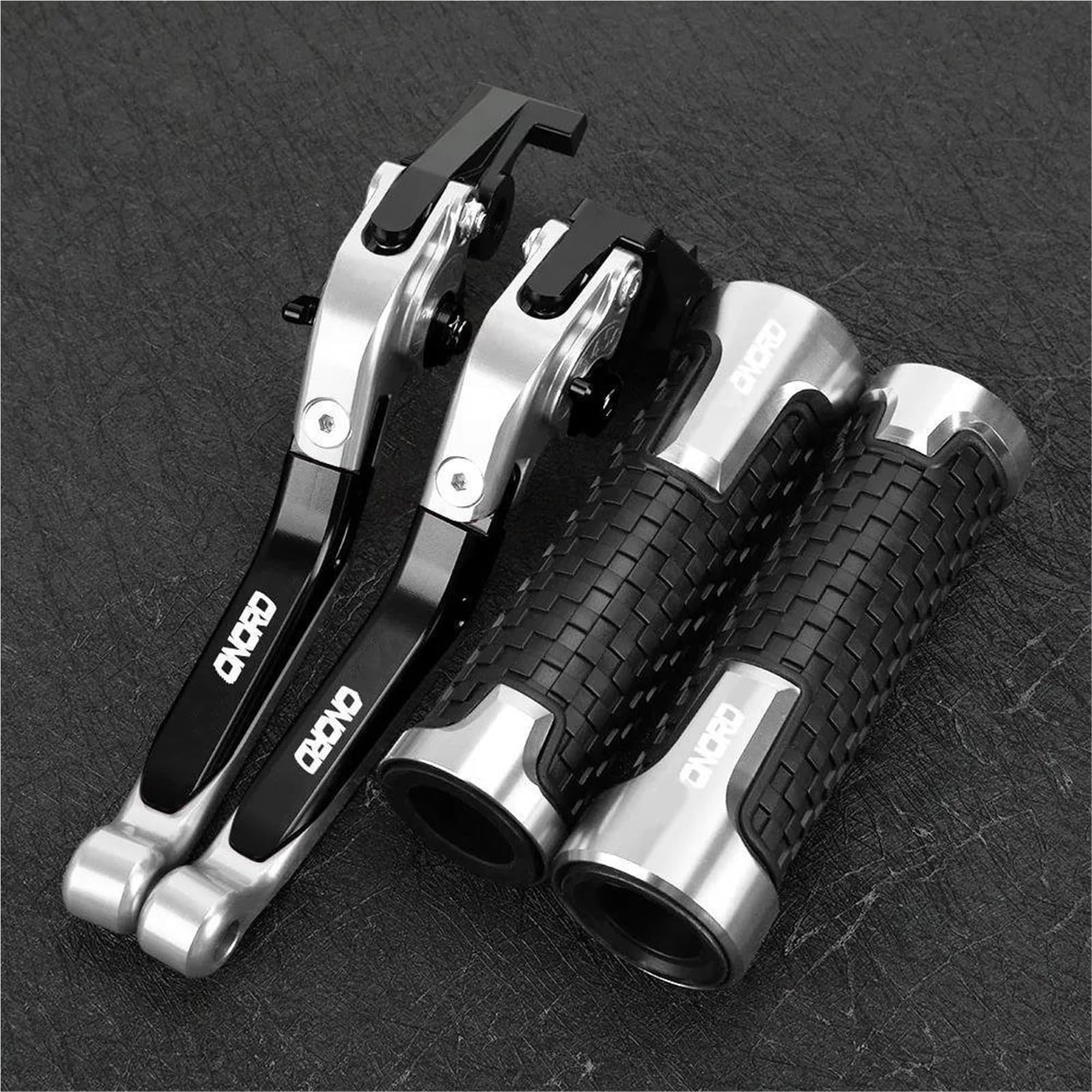 GQUIKGW Replace Control Handles Motorcycle Accessories Adjustable Pivot Brake Clutch Levers for Aprilia CAPONORD ETV1000 2002-2007(Black1)