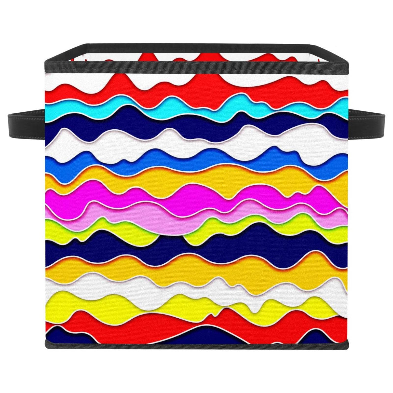 Boîte de rangement pour ranger le placard : cube en tissu pliable anti-désordre