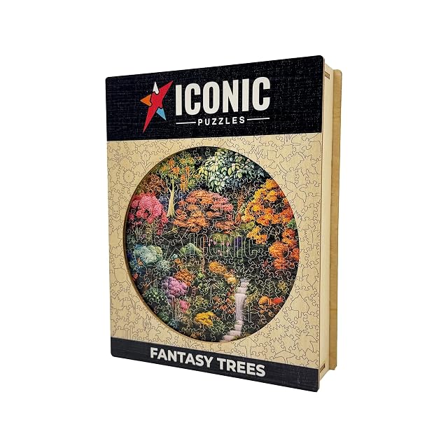 Foto 3 de 7 de Iconic Puzzles - Fuente Mística, Fantasía, Puzzle de Madera 100% Sostenible, Regalos para Niños y Adultos…