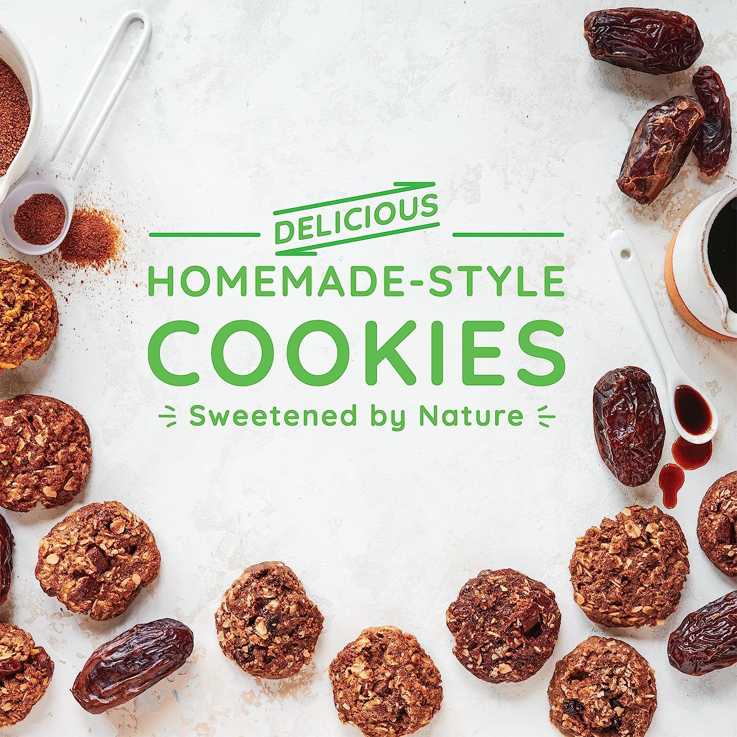 Maxine's Heavenly Chocolate Chunk Cookies | Gluten Free Chocolate Chip Cookies Made with Oats and Sweetened with Coconut Sugar & Dates | Tasty Low Sugar Vegan Dessert | 7.2 Ounces Each (4 pack)