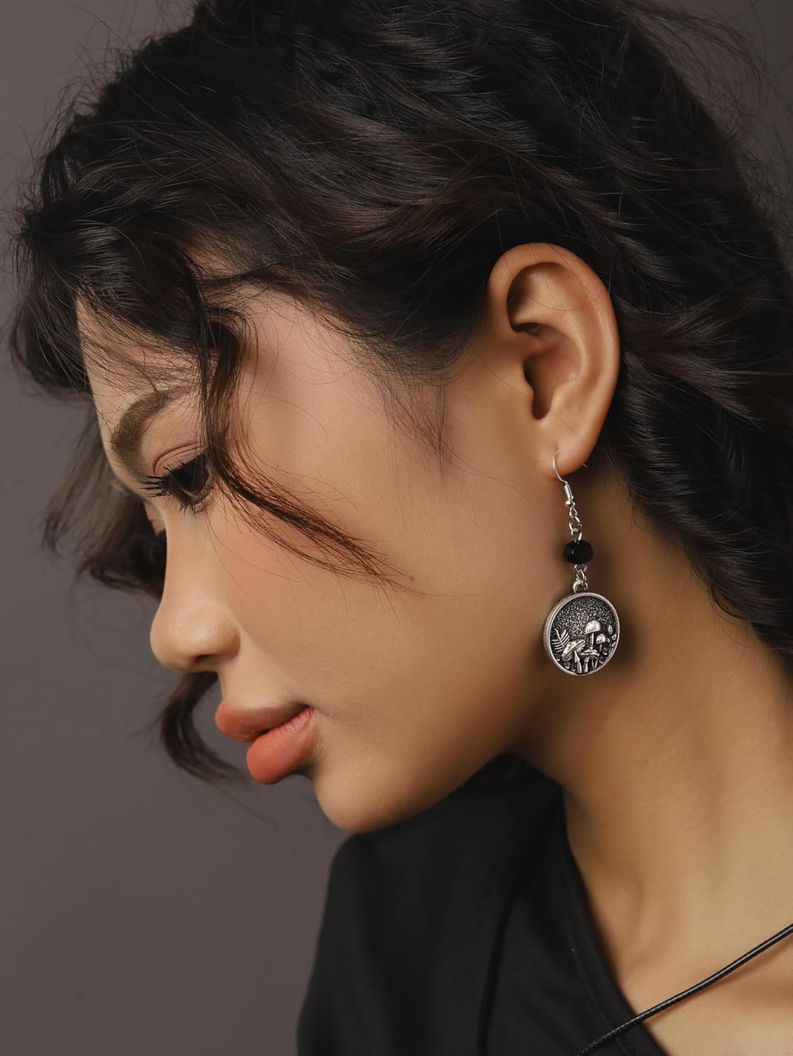 HAQUIL Vintage Nature Mushroom Dangle Drop Earrings, Mushroom Jewelry Gift for Women - Image 7