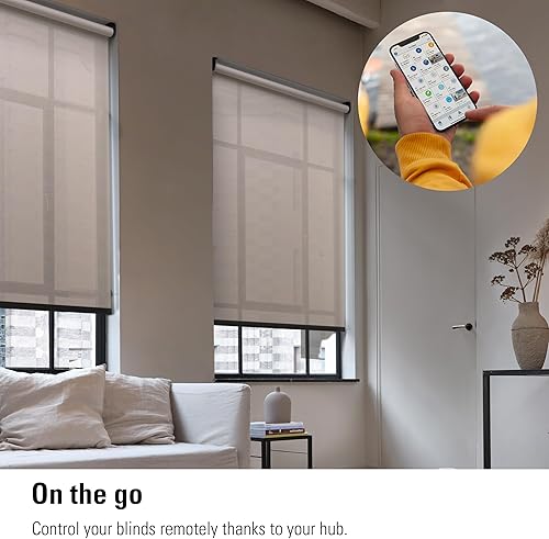 Miniatura 5 de Eve MotionBlinds (Matter) Kit de actualización para persianas enrollables, motor para actualizar persianas interiores existentes, abrir/cerrar