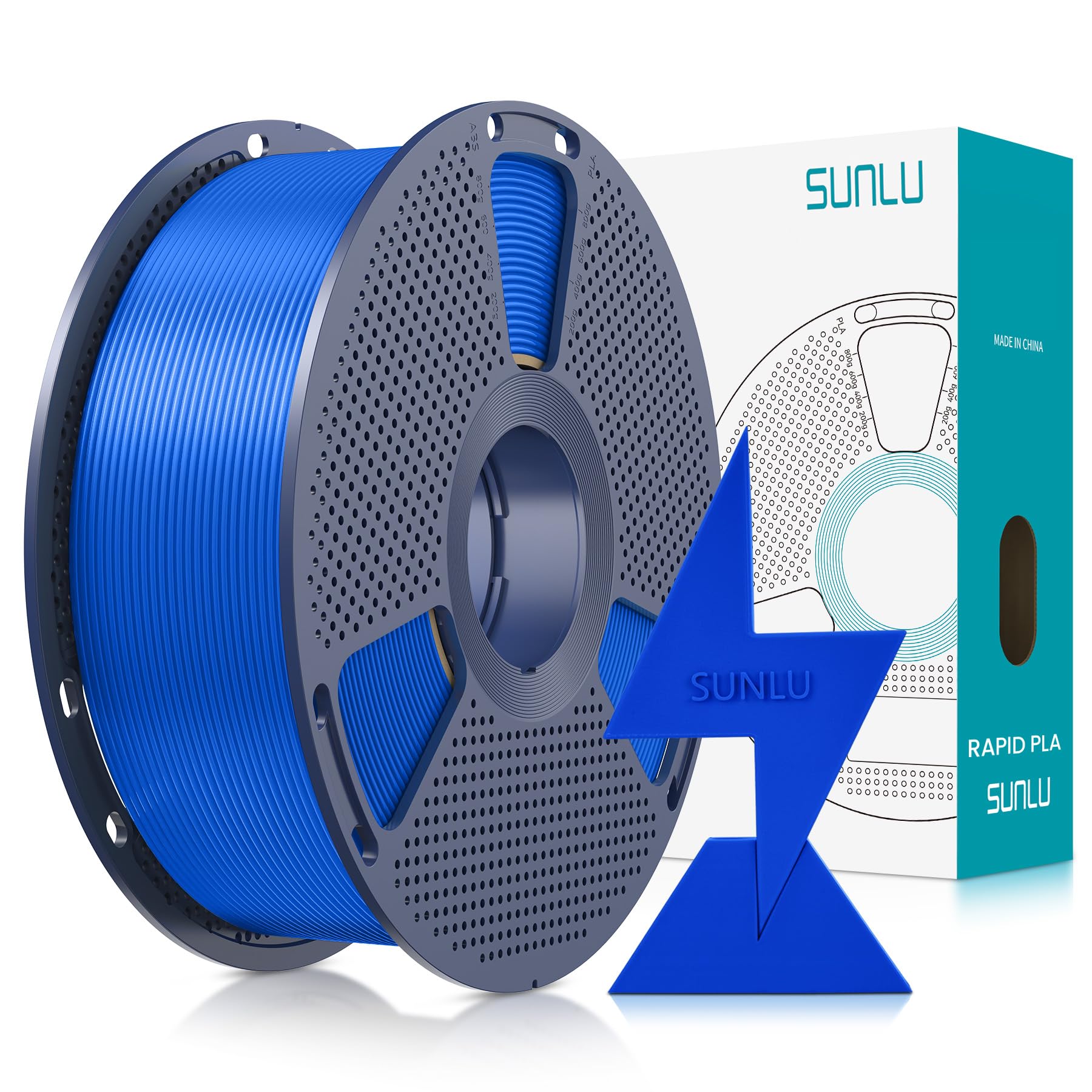 SUNLU Hochgeschwindigkeits PLA Filament 1.75 mm, PLA Filament für 3D Drucker