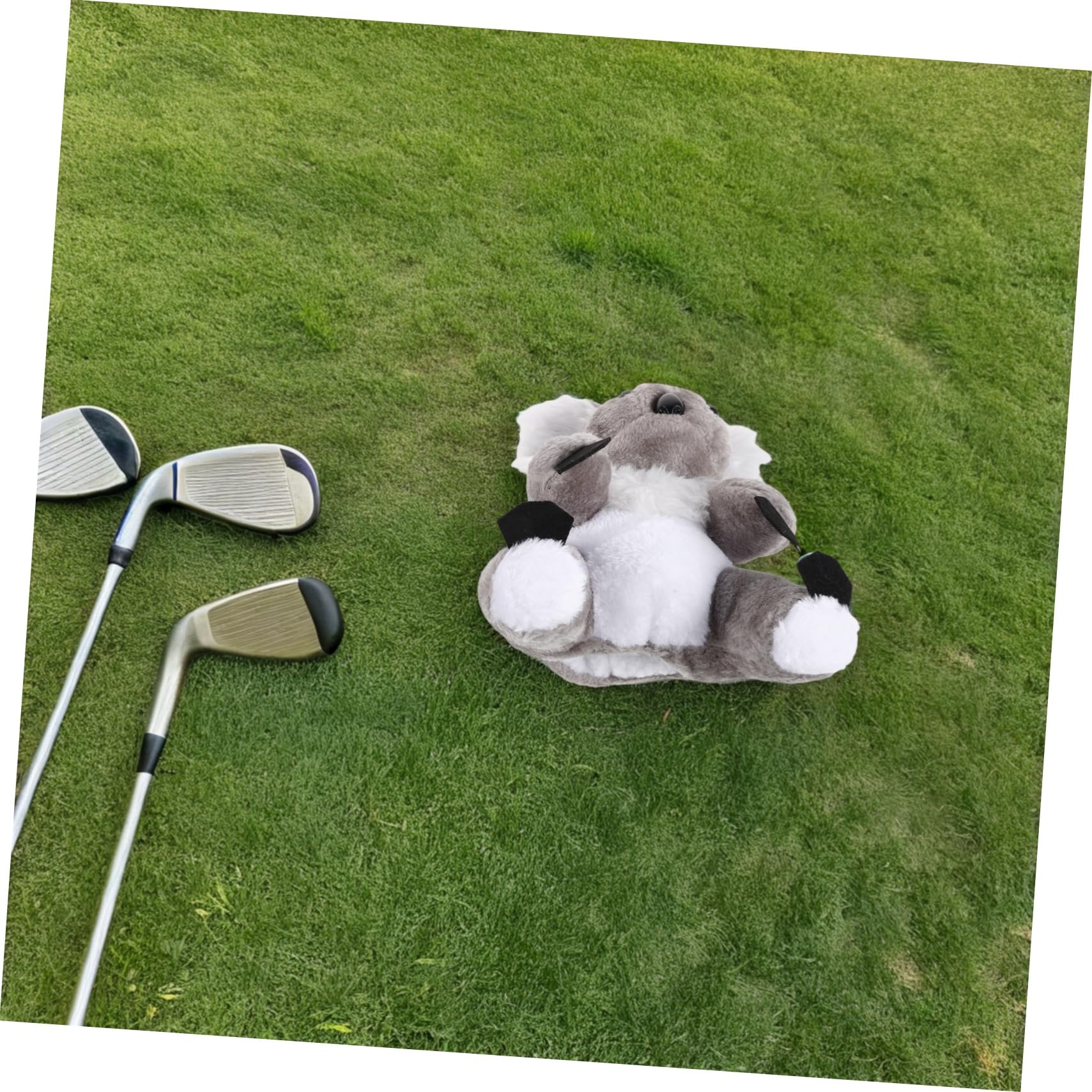 Fundas para Palos De Golf De Peluche Forma De Funda para Driver y Fairway Accesorio Divertido para Golf Practice Range