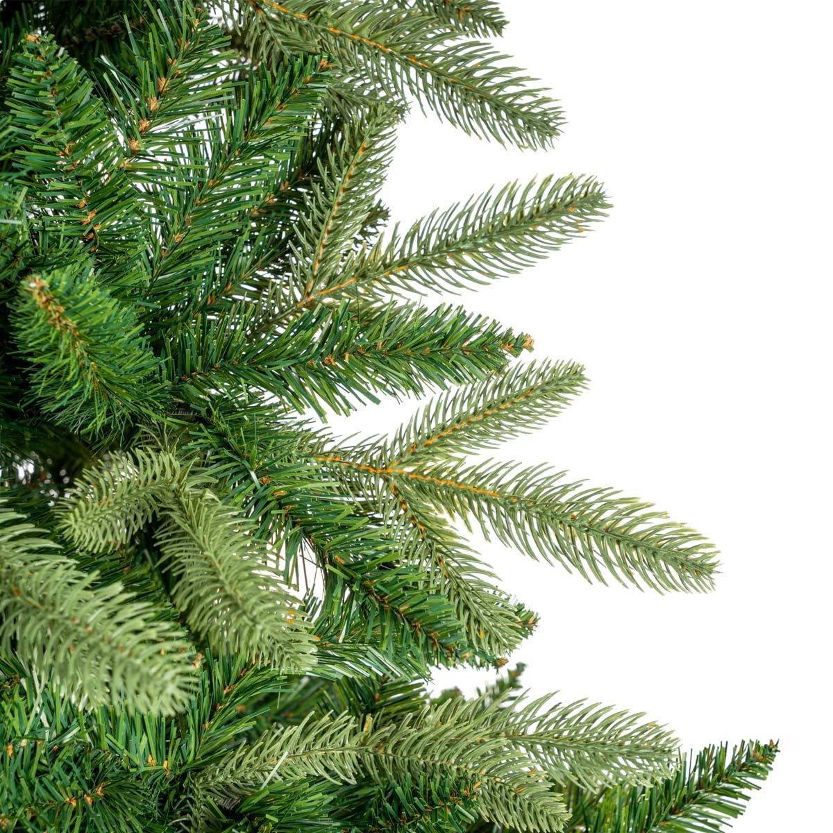Nataland Albero di Natale Artificiale Verde Modello Alben Altezza 180 Cm, Abete Super Folto con Effetto Realistico, Rami Real Touch e Aghi Anticaduta (180 Cm, Alben)