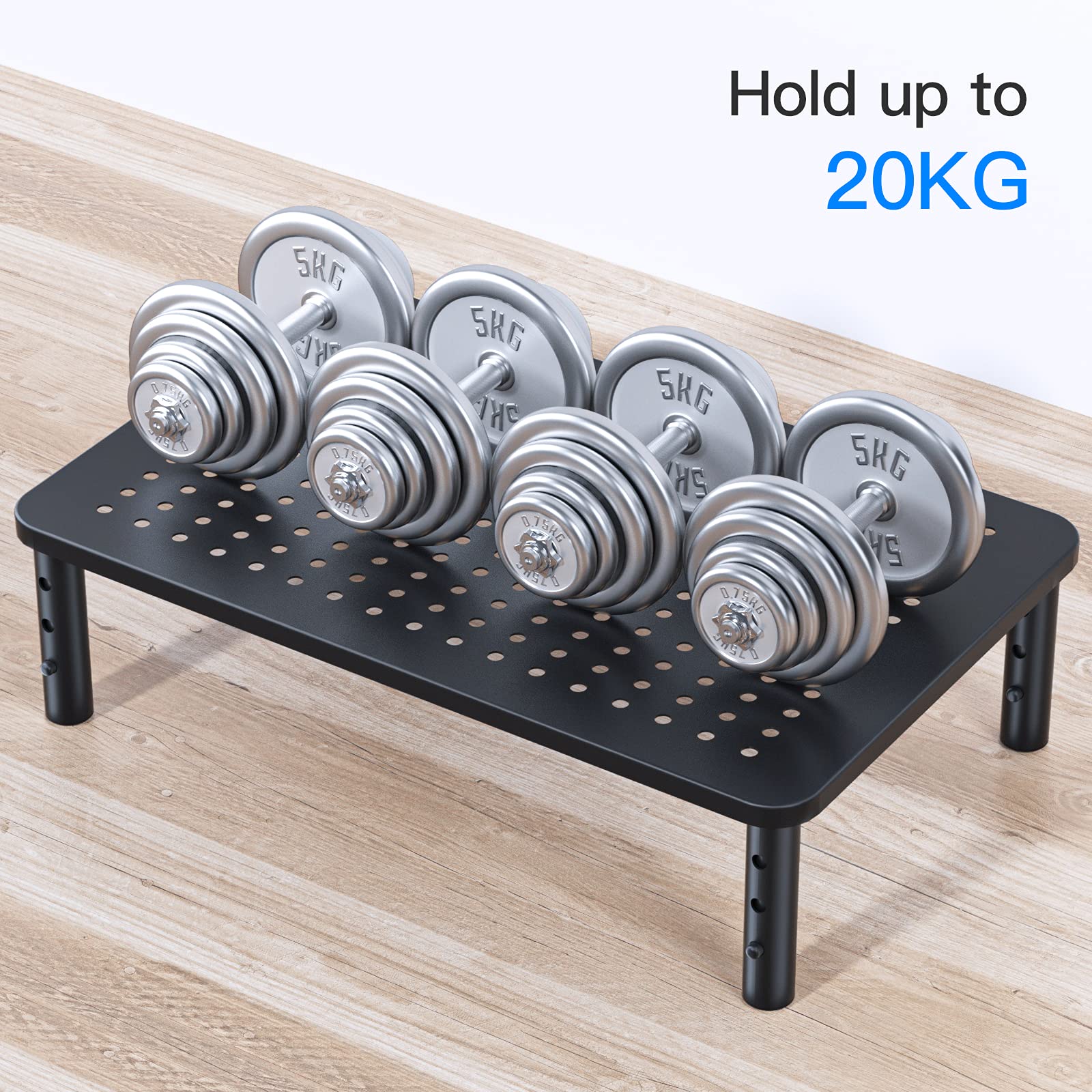 HUANUO Monitor Stand Riser 3 Height Adjustable Monitor Stand for Laptop, Computer, iMac, PC