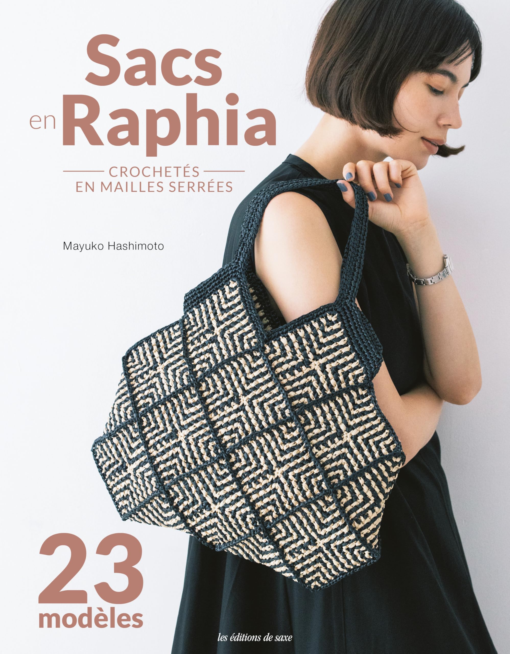 Sacs en Raphia crochetés en mailles serrées: 23 modèles