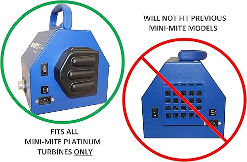 Miniatura 2 de Fuji Spray 7224-2 Filtros de turbina para mini-ácaros serie PLATINUM, negro, 1 par