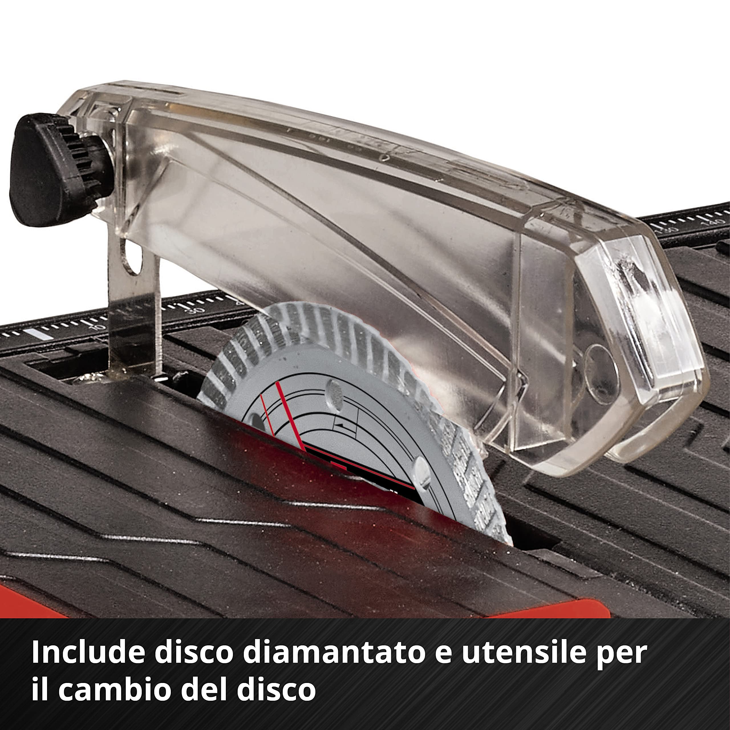 Tagliapiastrelle a batteria TE-TC 18/115 Li-Solo Power X-Change di Einhell (ioni di litio, 18 V, max. 3.800 giri/min, incl. disco da taglio da 115 mm, senza batteria e caricabatteria)