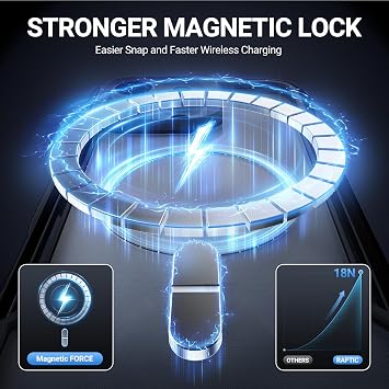Shield Magnetic Case for RAPTIC iPhone 16 Pro, Compatible with MagSafe, [2024 Capture Button Shockproof Transparent Case], Military Grade 13FT Drop Test, Durable Aluminum Frame, 6.3 inch, Mocha