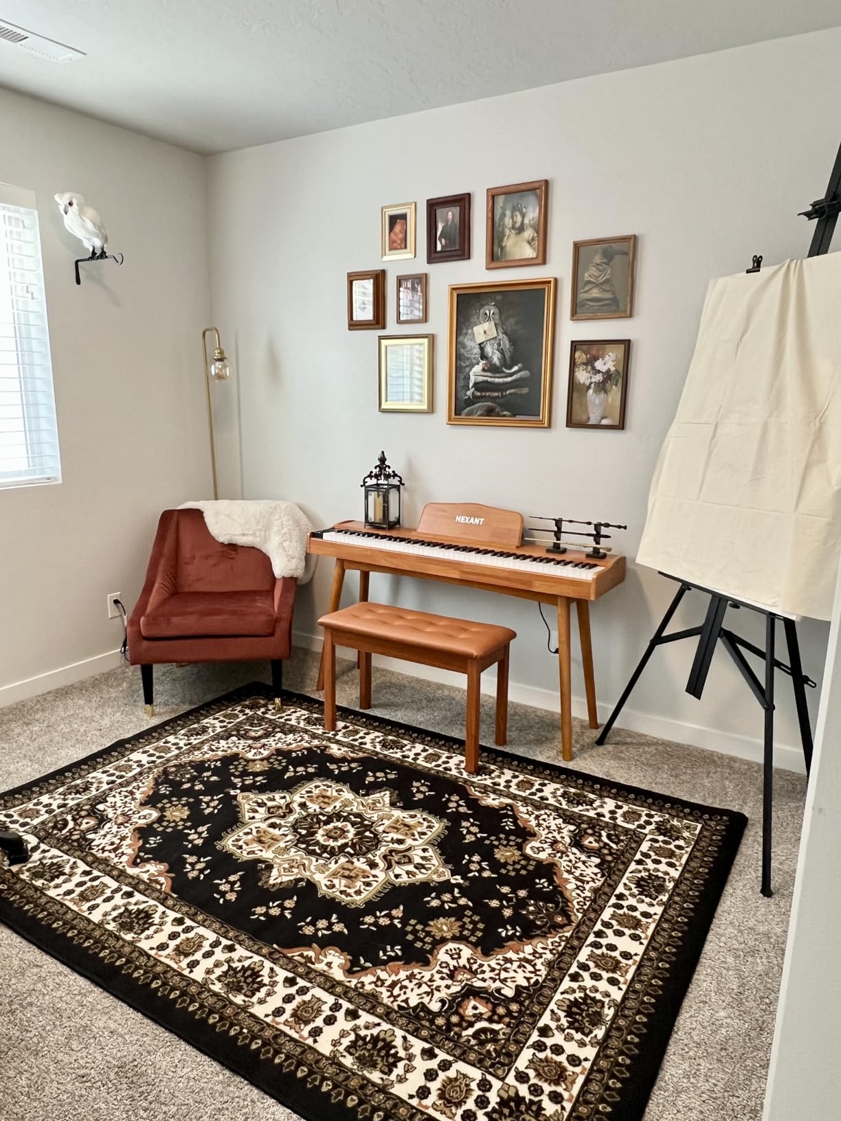 13/mo Finance HEXANT 88 Key Digital Keyboard Piano, Wooden Electric