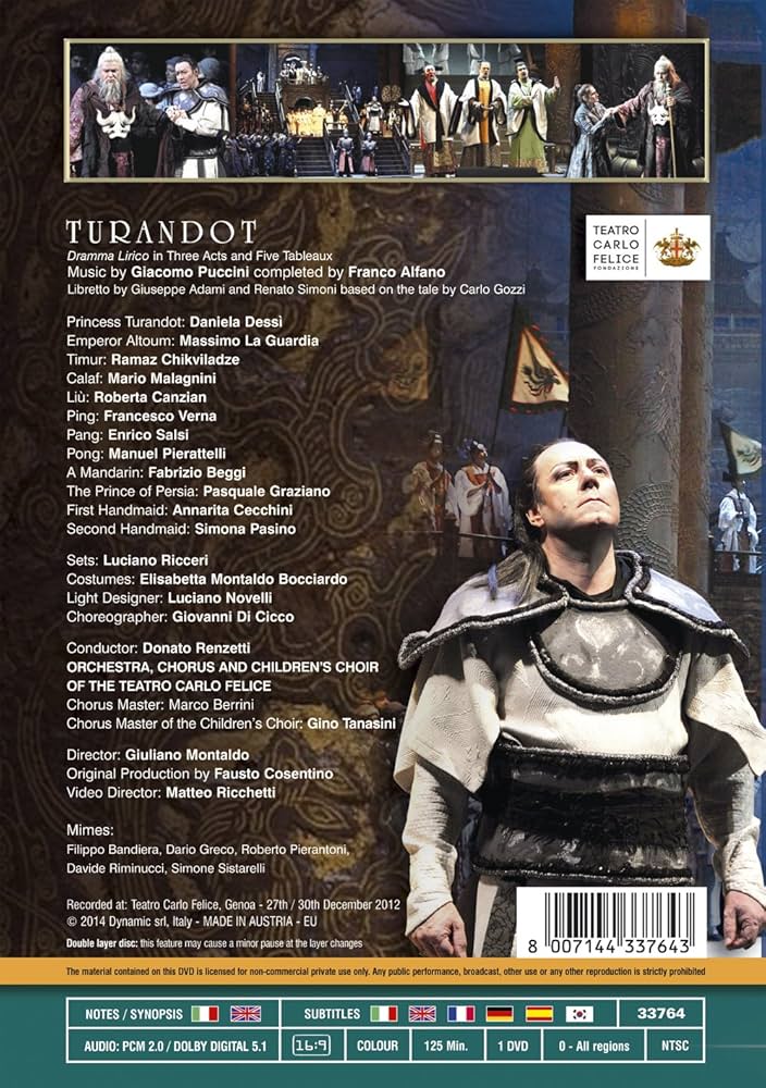 Amazon.co.jp: ジャコモ・プッチーニ:歌劇「トゥーランドット