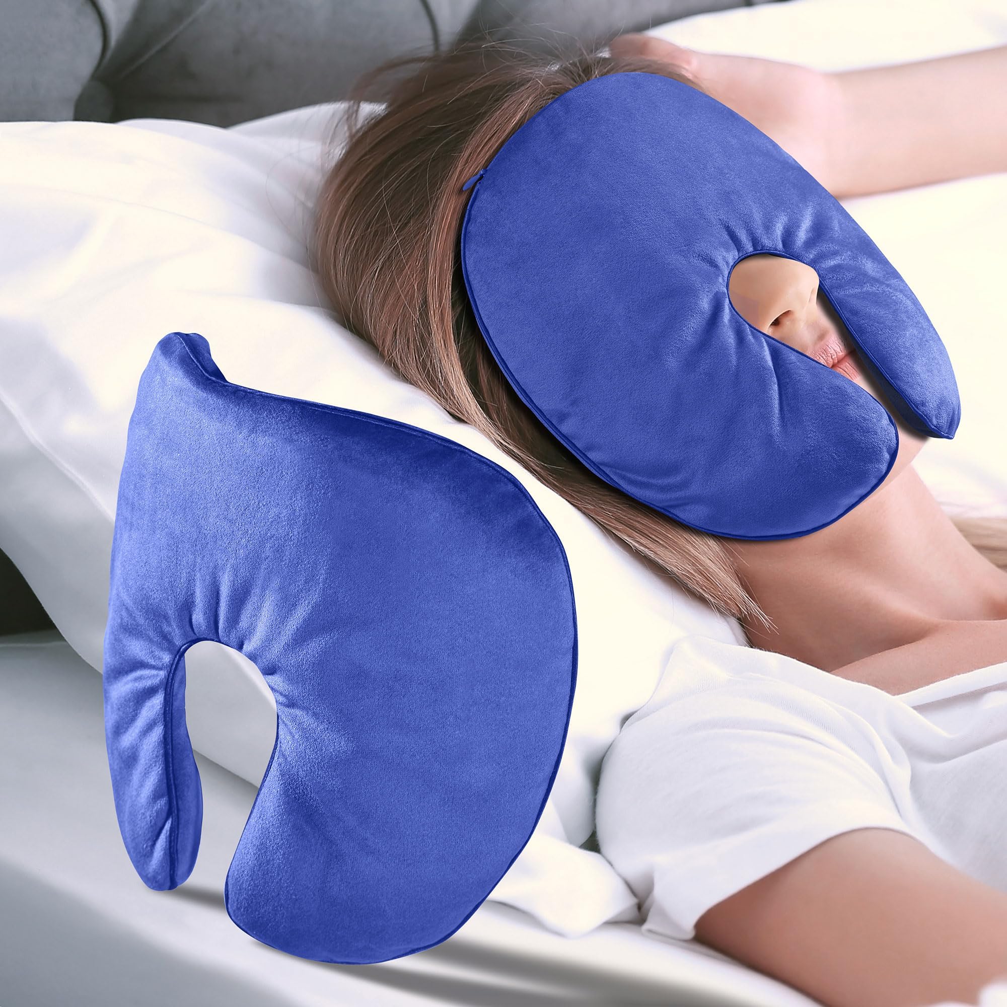 Face Heating Pad Microwavable, Heating & Cool Sinus Mask