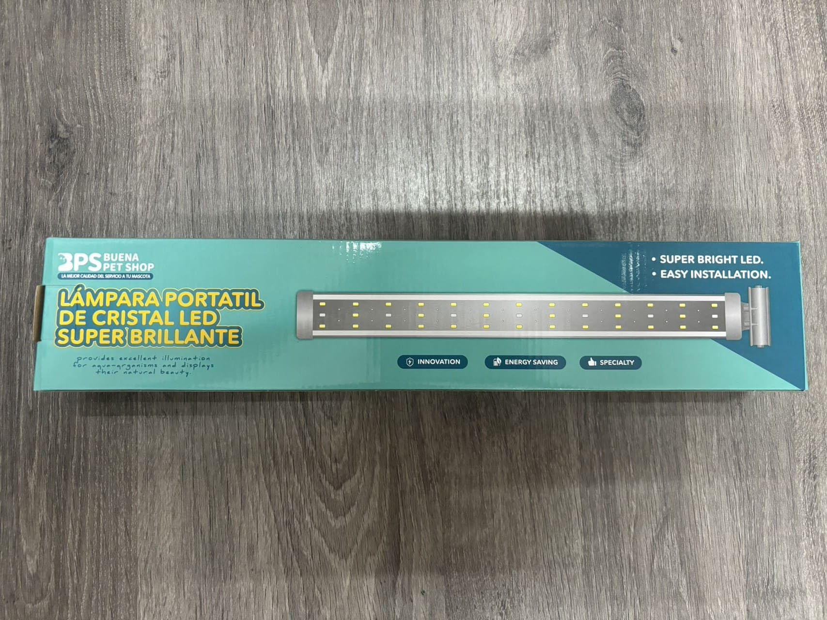 BPS - Lampada da acquario a LED, illuminazione per piante, luce bianca e blu, 2 modelli da 4 W/8 W (12 W: 400 x 40 mm) BPS-6169