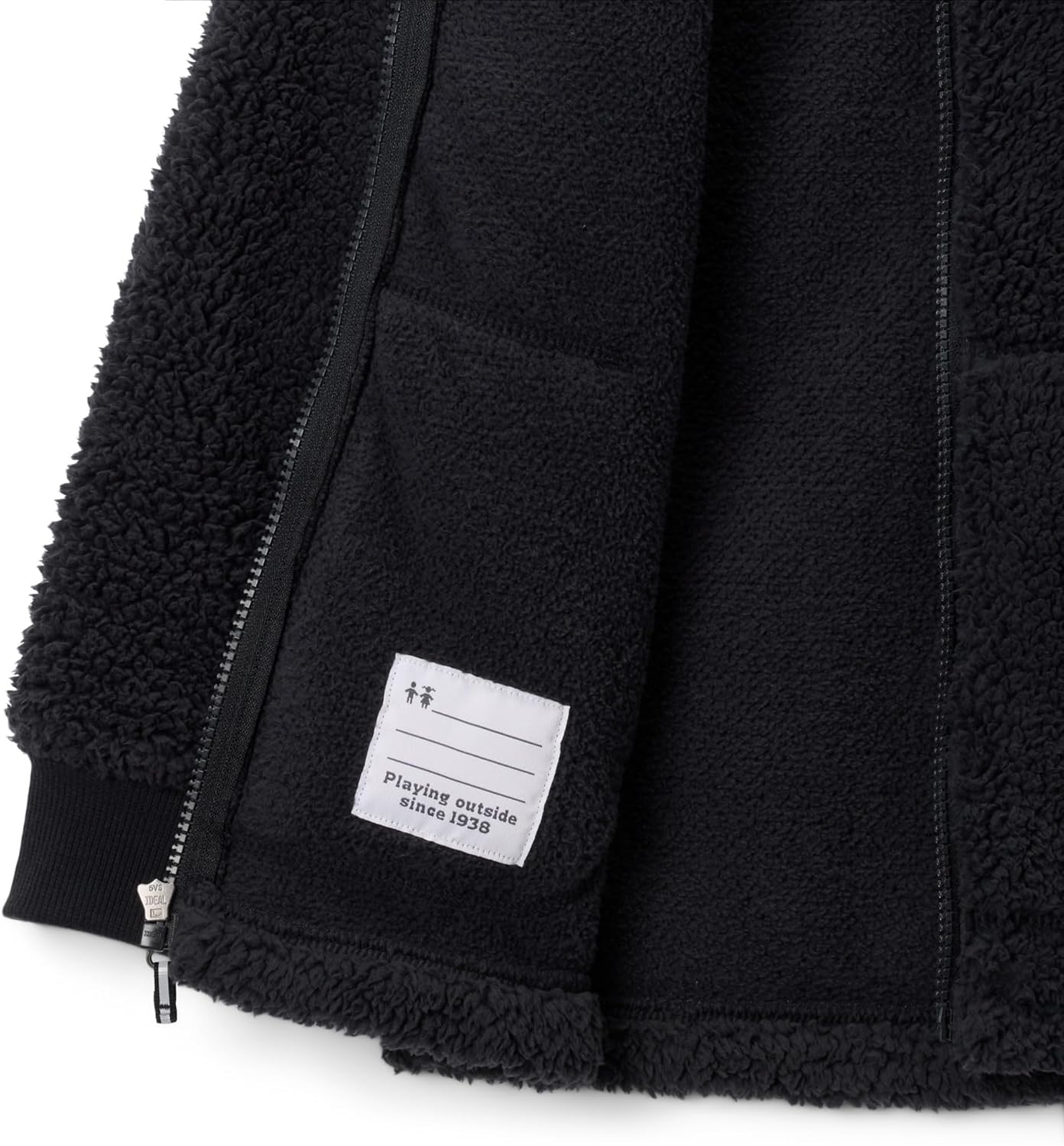 Columbia Youth Rugged Ridge II Sherpa Full Zip, Black, Small - Image 3