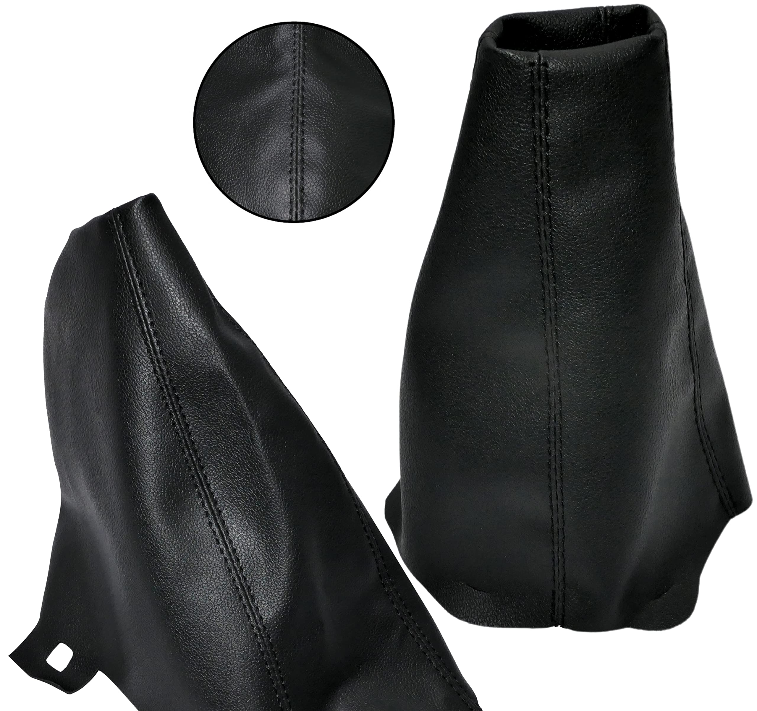 Mini Cooper R50 R53 Schaltsack & Handbremsmanschette - Leder Mit Blauer Naht