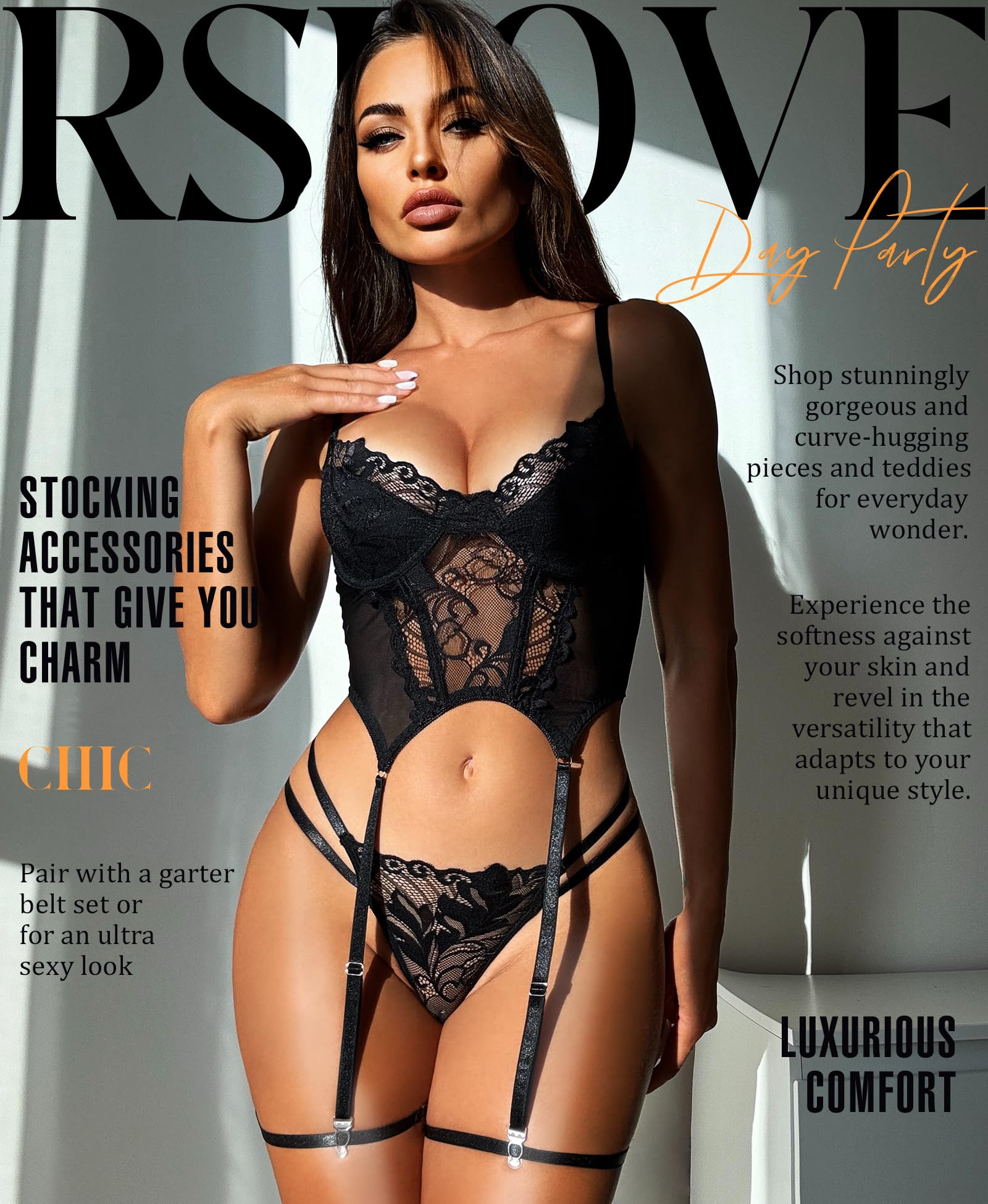 Damen-Dessous-Set „Ensembles De Lingerie“.
