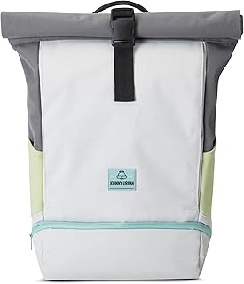 Rucksack Damen & Herren - Allen Medium - Rolltop Mit Laptopfach für Uni, Business, Schule - 15L - Nachhaltig - Wasserabweisend