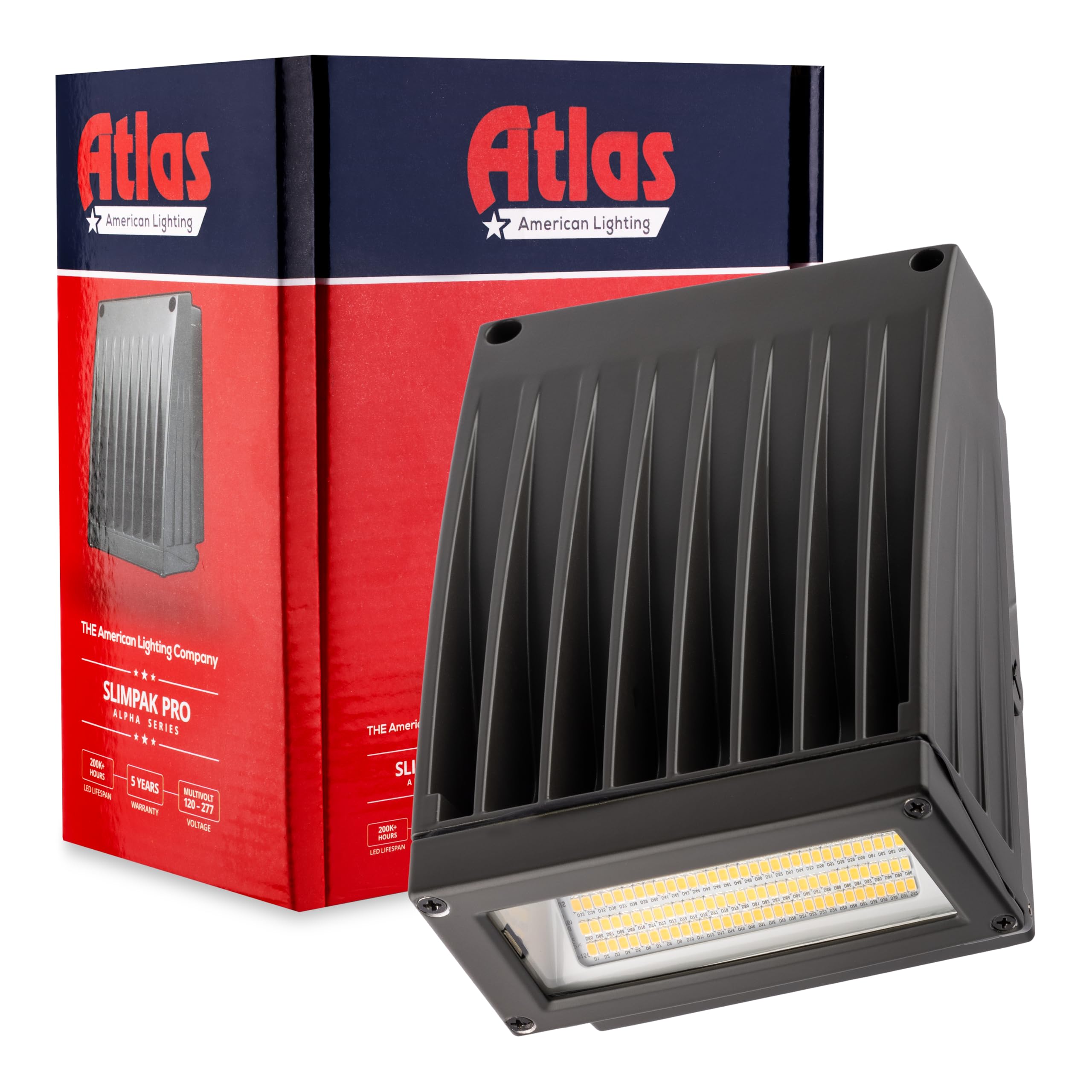 Atlas American Lighting WSPSS1-4L SlimPak Pro Outdoor LED Wall