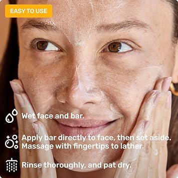 Ethique Purifying Face Cleanser, 3.9 oz (Pack of 1: 2 Bars) | Solid face cleanser for oily skin, vegan, zero-waste, plastic-free, cruelty-free, eco-friendly