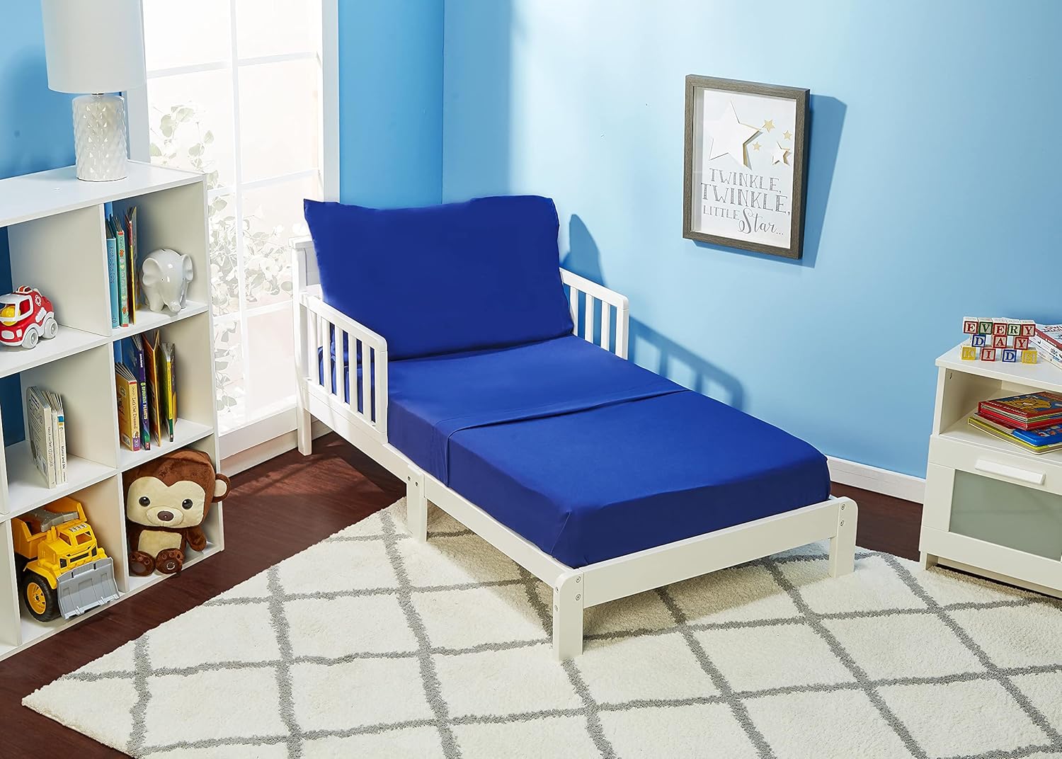 Everyday Kids 3 Piece Toddler Sheet Set Soft Breathable