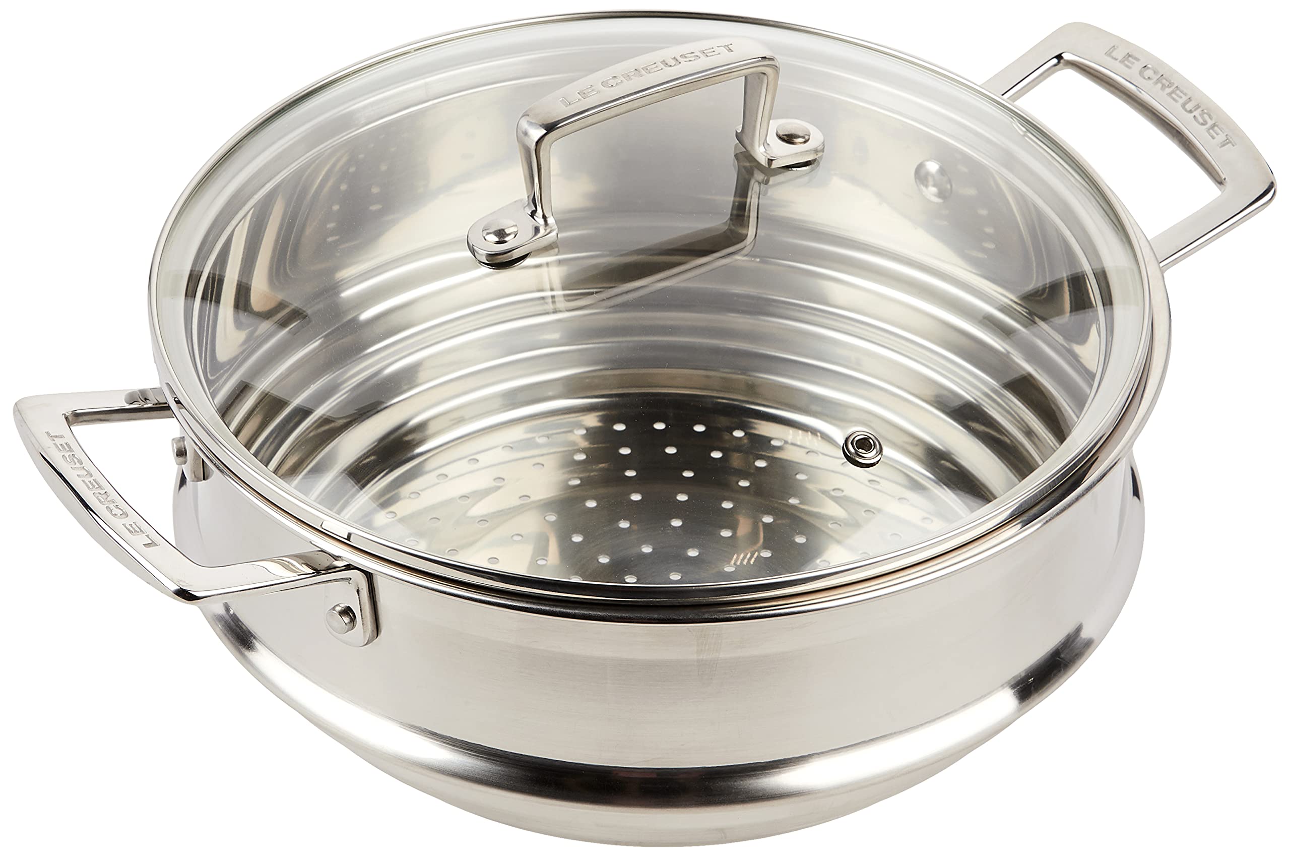 Le Creuset-3Ply Large Multi Steamer G/lid