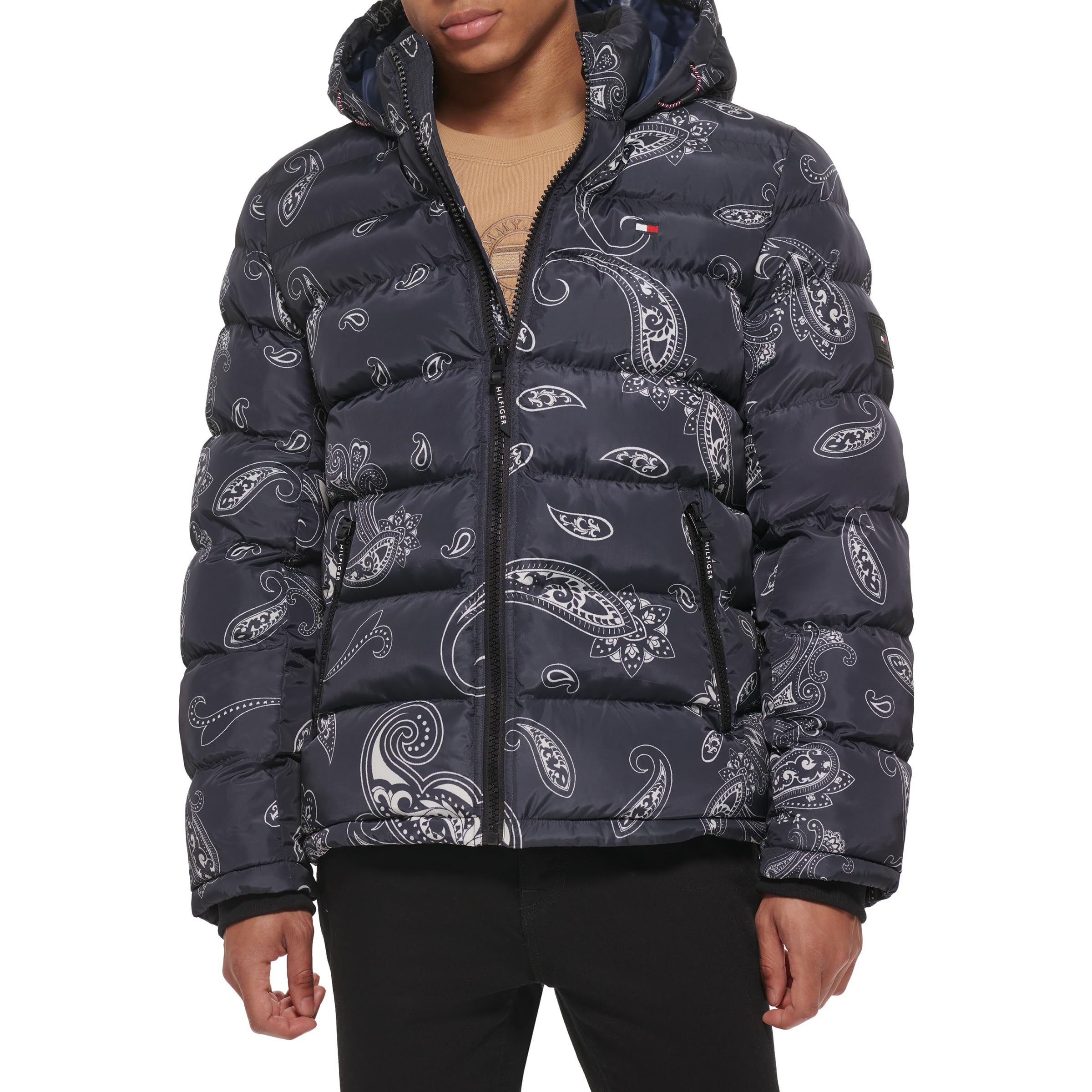 Tommy Hilfiger Mens Quilted Puffer Jacket